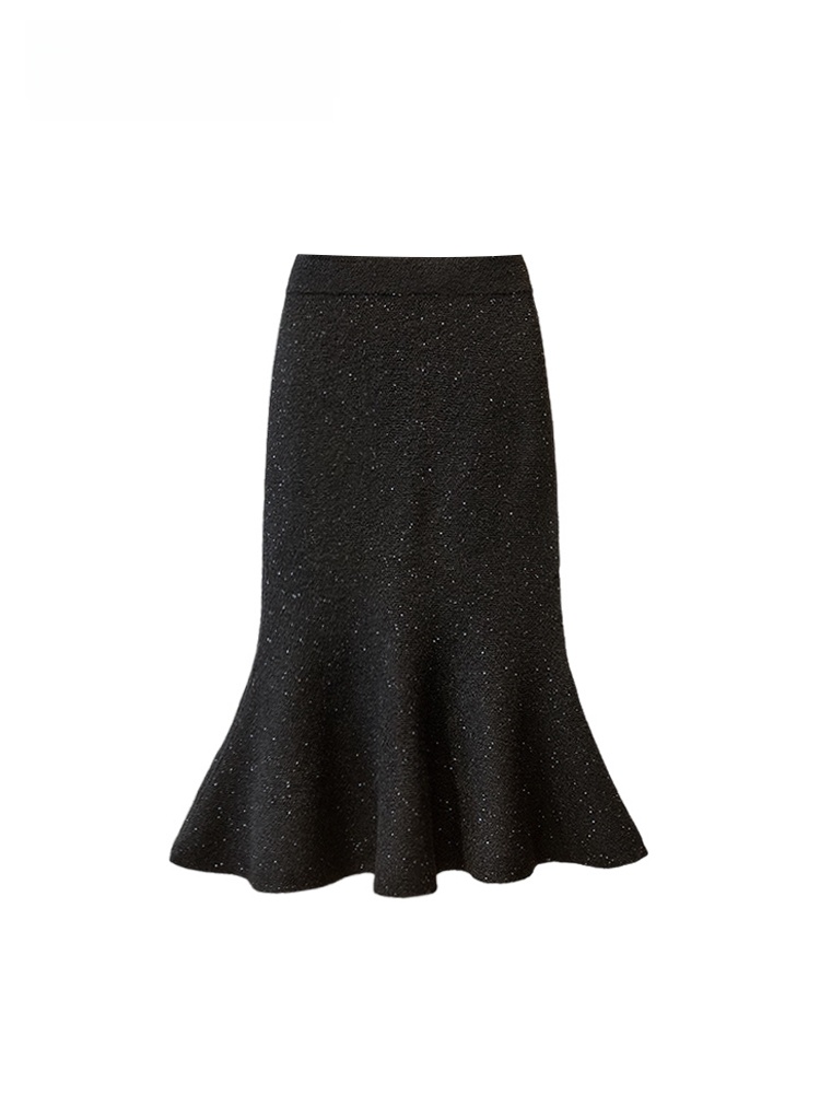 Vintage Fashion Plus Size - Fashionable High Waist Fish Tail Skirt