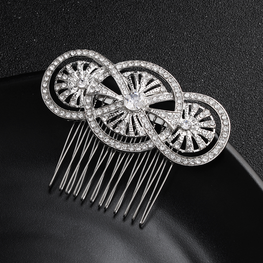 Vintage Fashion Guild - Classic Vintage Style Rhinestone Hair Comb