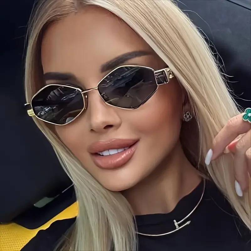 Vintage Fashion Girl - Vintage Punk Style Sunglasses Men Retro