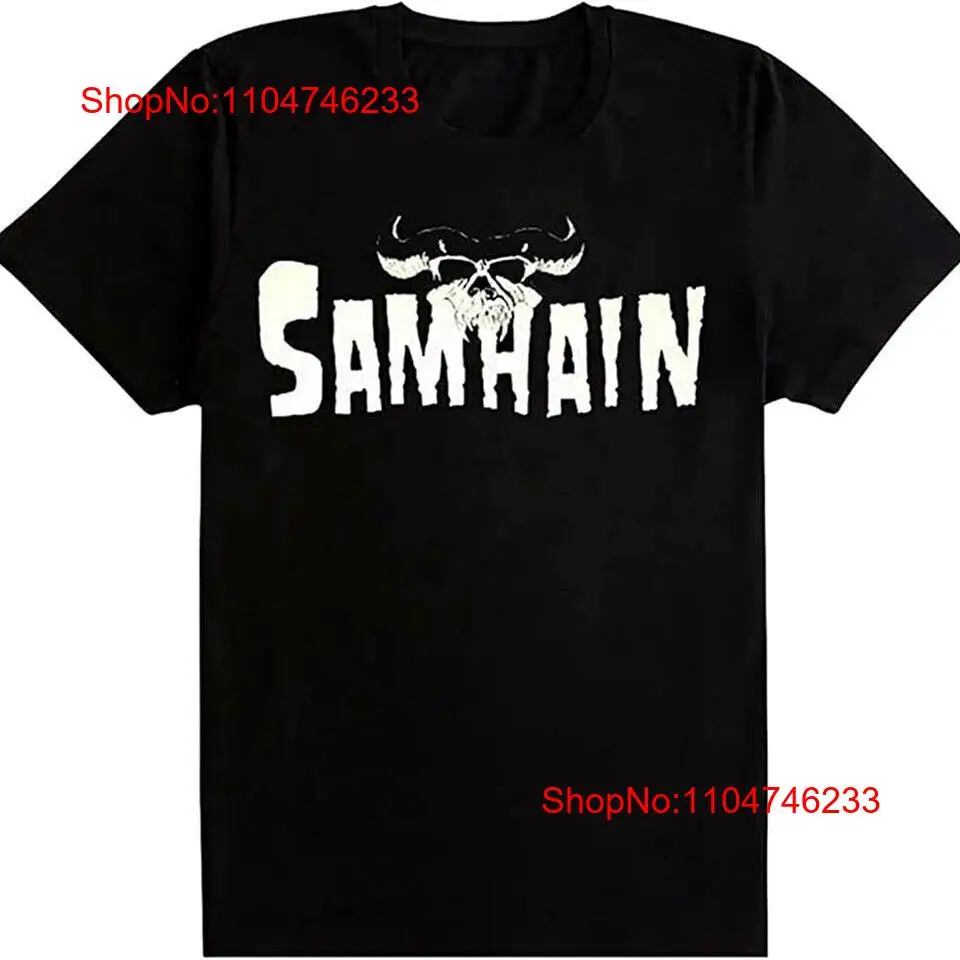 Vintage Fashion Logo - Samhain Band LOGO T shirt black