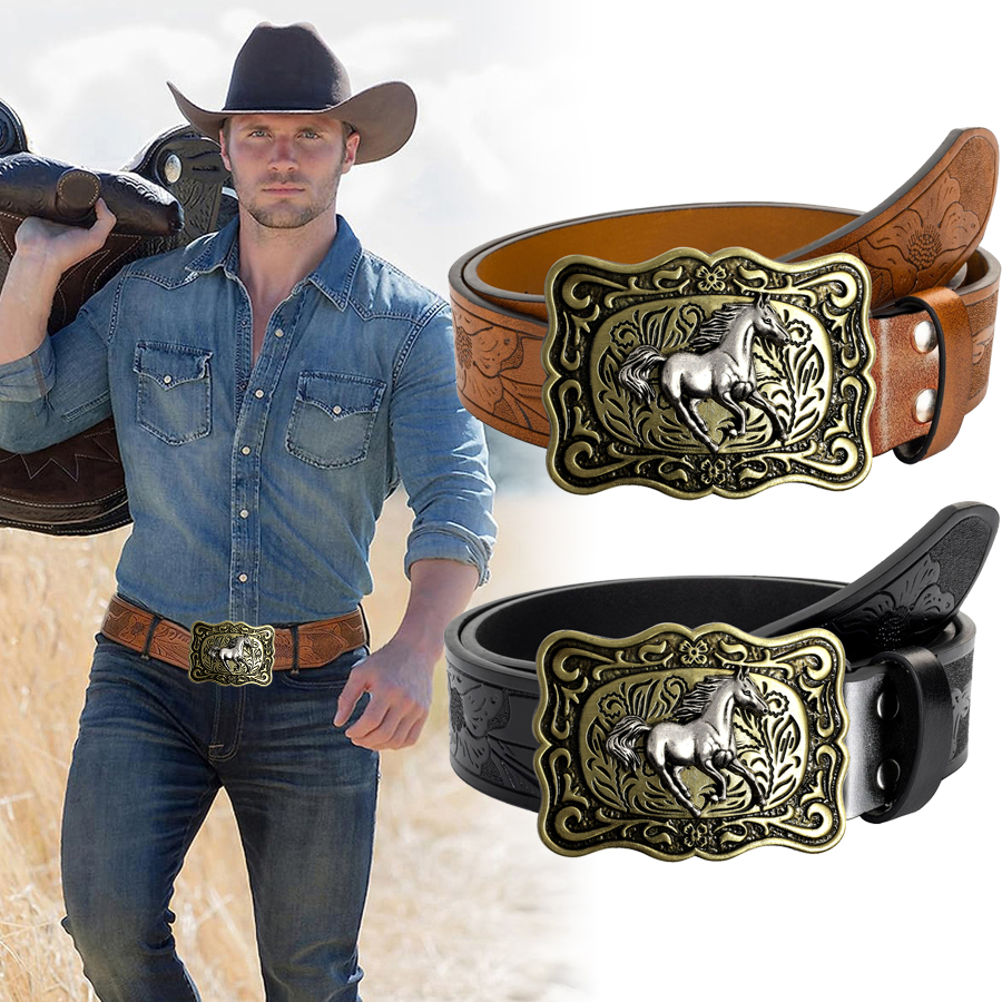 Vintage Fashion Nz - Quality men's leather belt golf belt