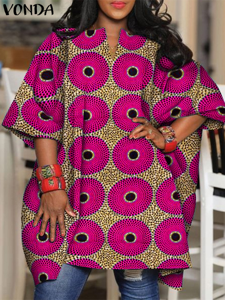 Vintage Fashion Plus Size - Plus Size 5XL VONDA Women Blouse