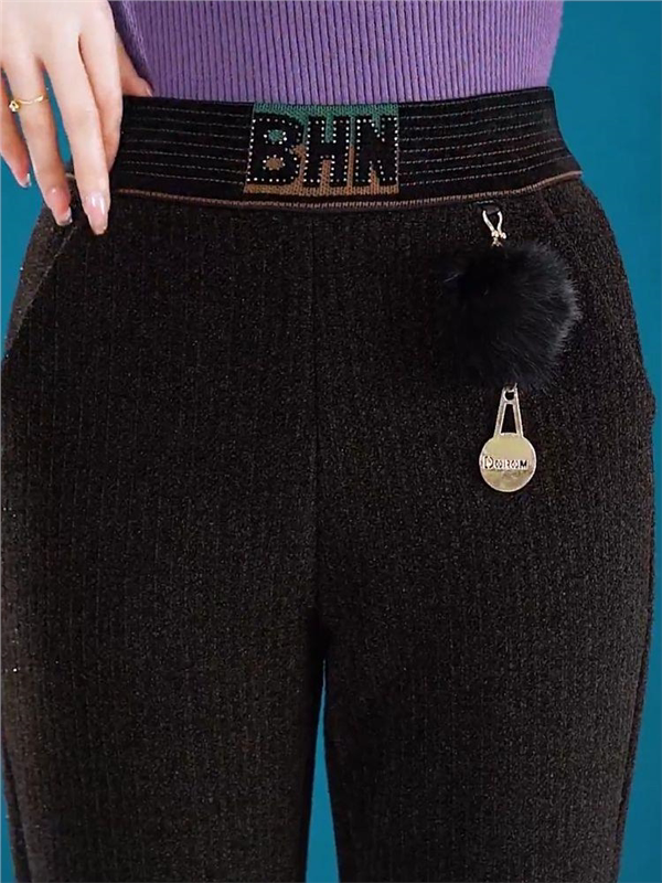 Shiny Sequin Fleece Lined Chin – Mom Jean High Rise recenzja i cena
