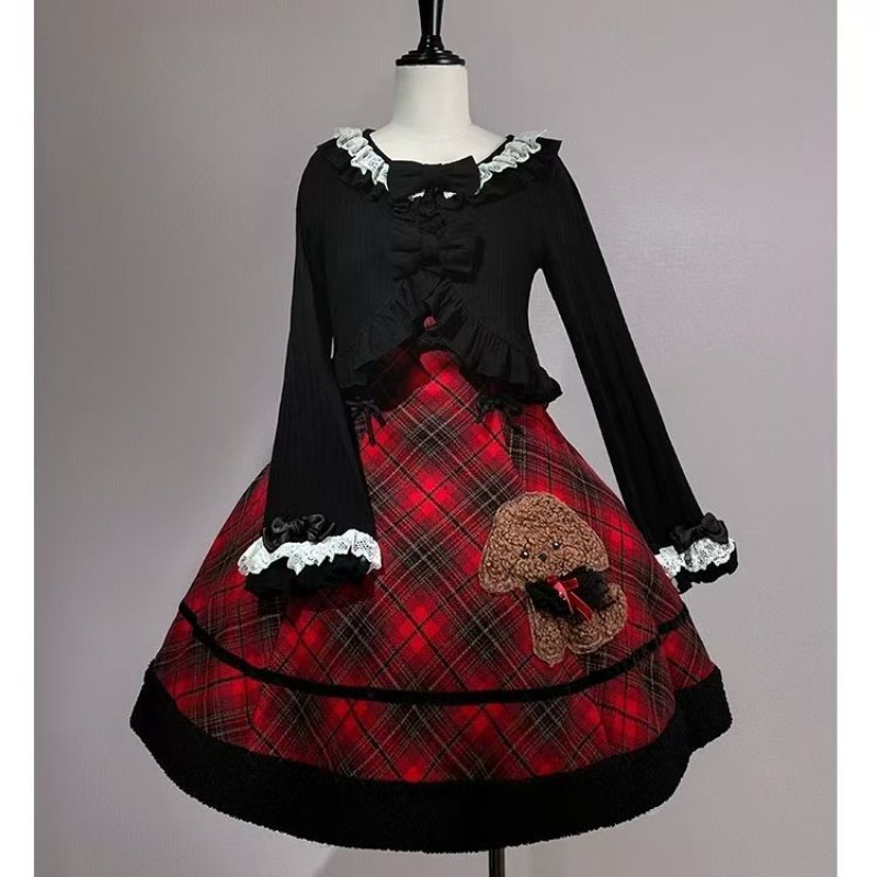 Vintage Lolita Bolero Jacket w – Crop Cardigan Vintage recenzja i cena