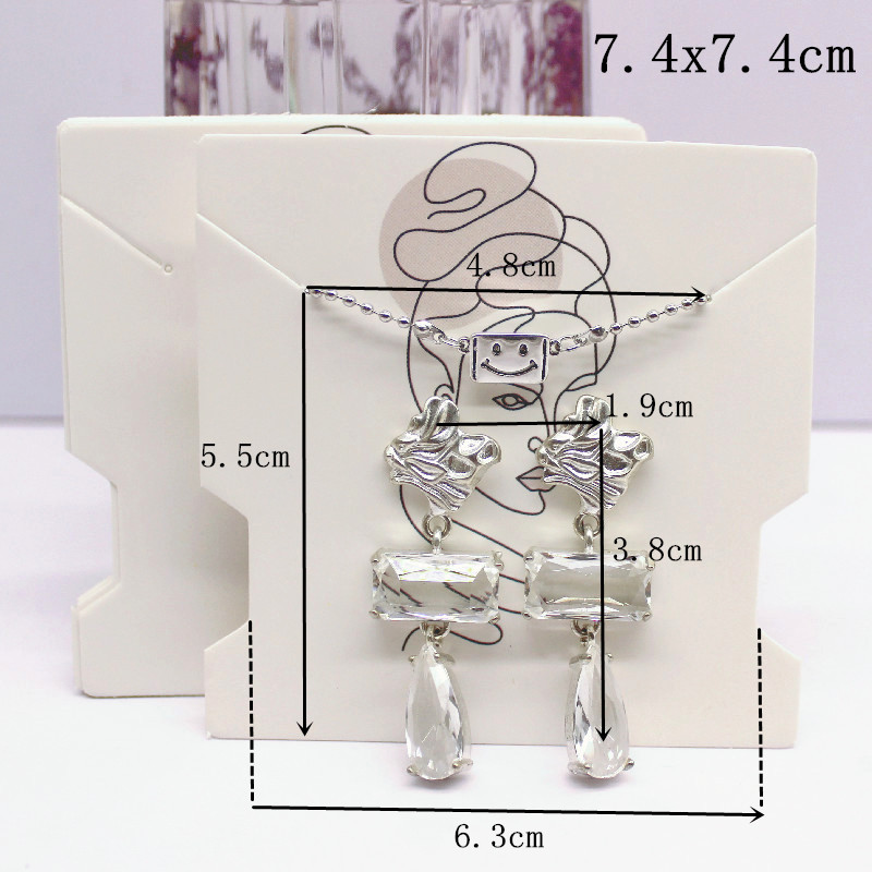 50Pcs 7.4x7.4cm White Paper ca – Vintage Fashion Illustrations recenzja i cena