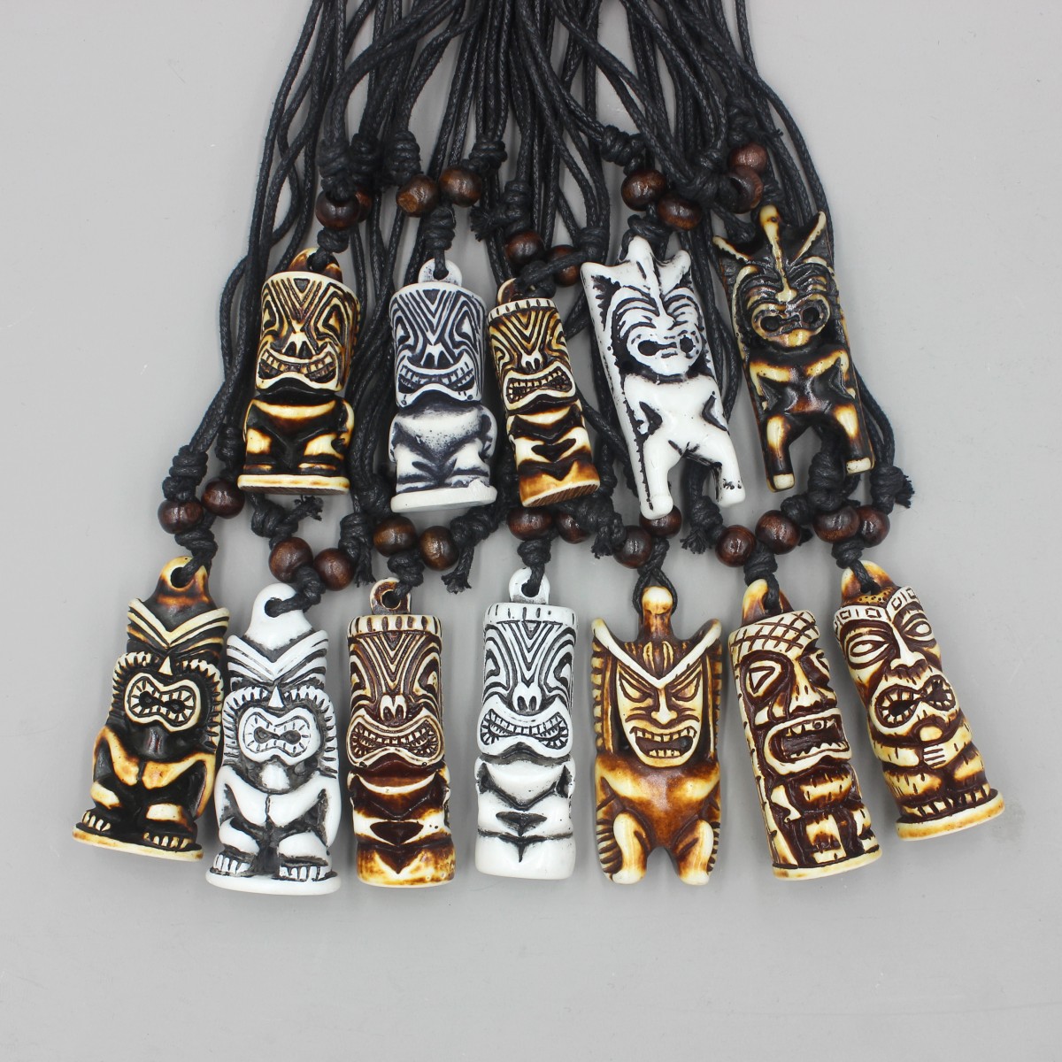 12pcs/Lot Hawaiian Tiki totem  – Vintage Fashion Nz recenzja i cena