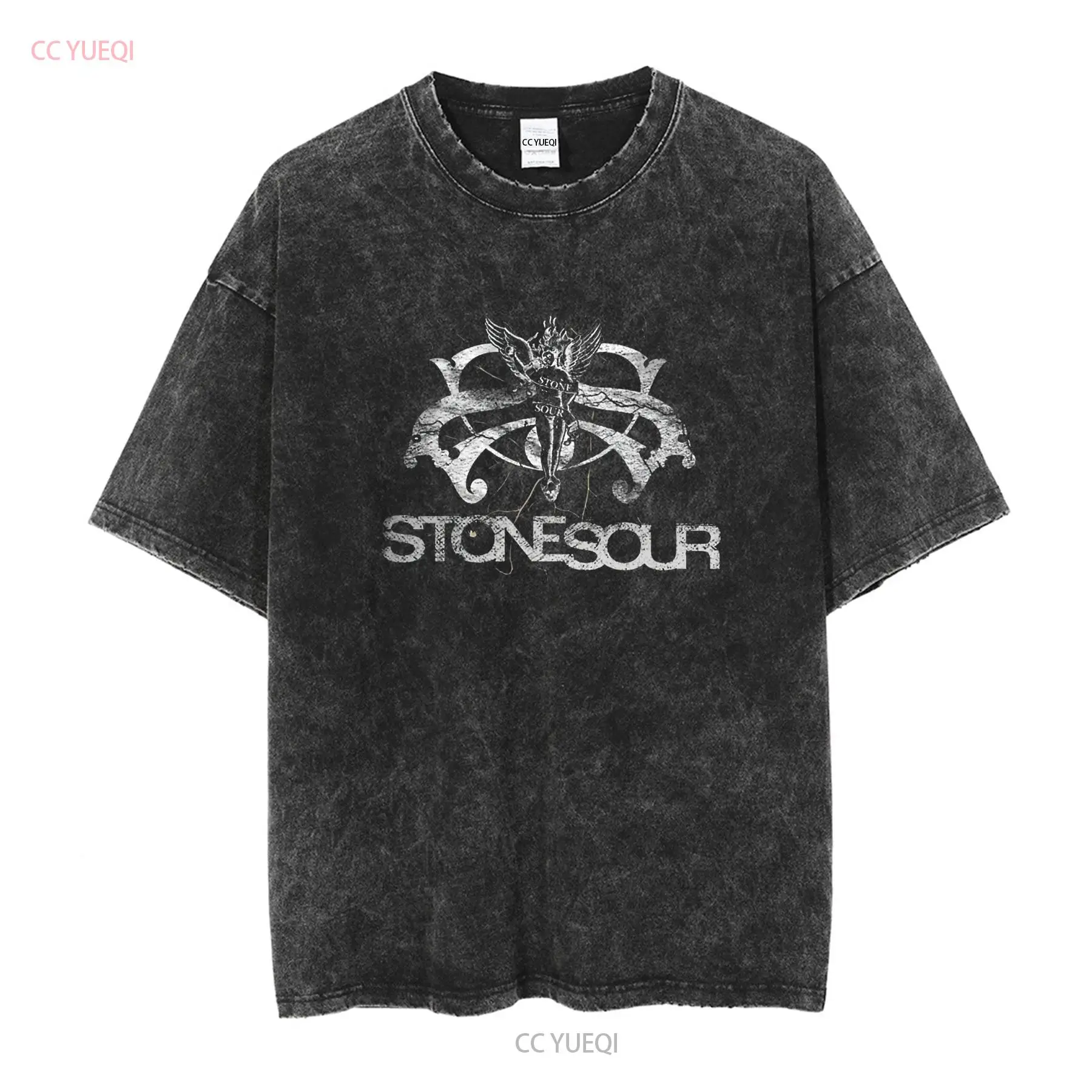 T shirt American Rock Logo The – Vintage Fashion Logo recenzja i cena