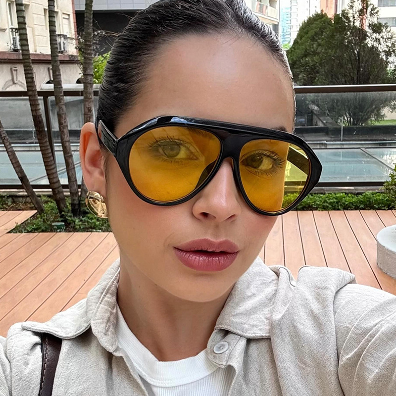 Fashion Oversized Pilot Sungla – Vintage Fashion Girl recenzja i cena