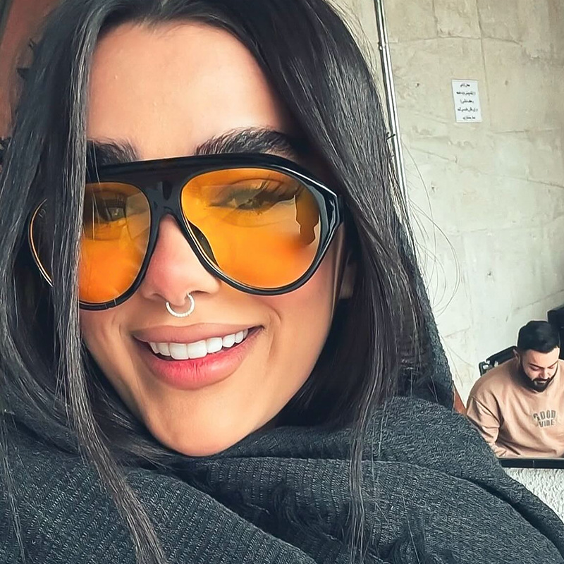 Fashion Oversized Pilot Sungla – Vintage Fashion Girl recenzja i cena