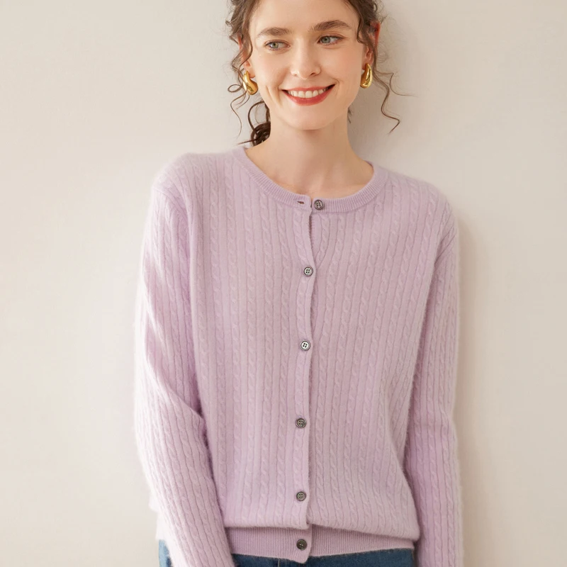 WinvyNee Women's Cashmere Meri – Crop Cardigan Vintage recenzja i cena