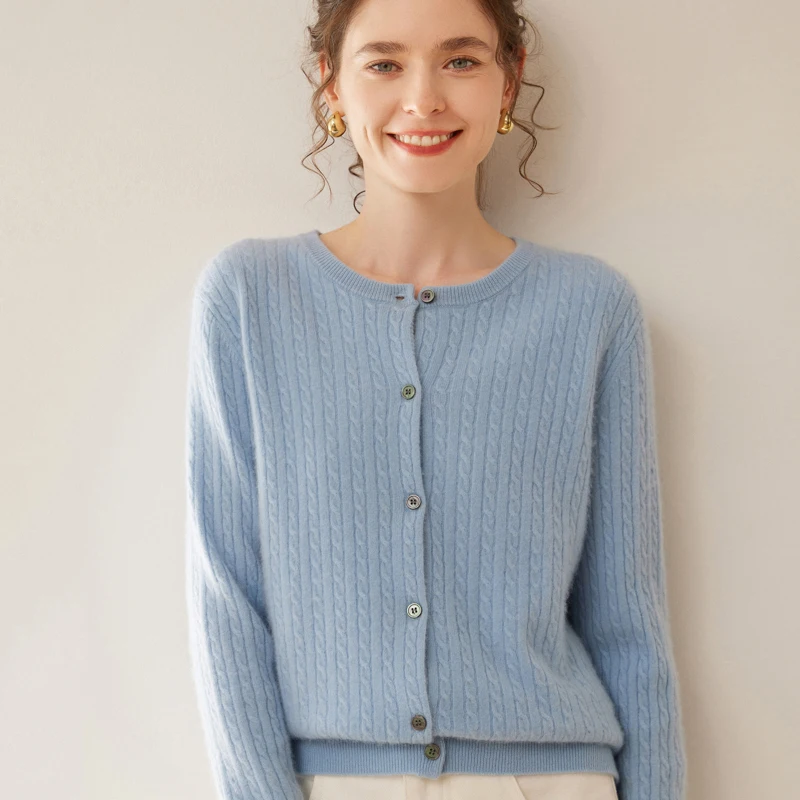 WinvyNee Women's Cashmere Meri – Crop Cardigan Vintage recenzja i cena