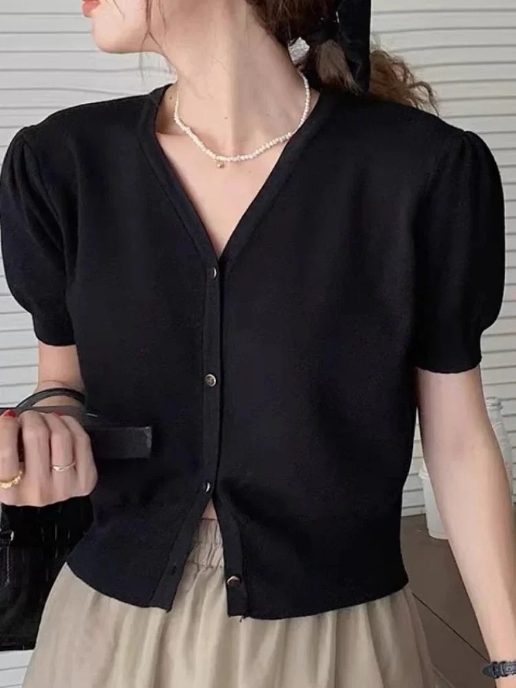 2025 Ropa Mujer Fashion Vintag – Crop Cardigan Vintage recenzja i cena