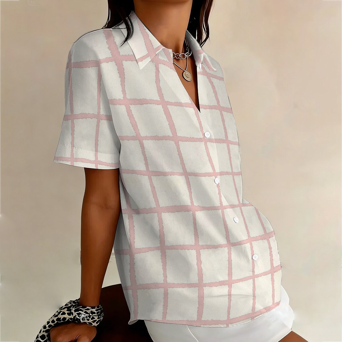Fashion plus-size women's shor – Vintage Fashion Plus Size recenzja i cena