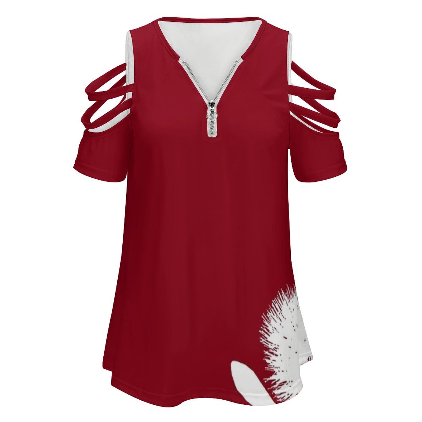 Pohutukawa-White On Red Women  – Vintage Fashion Nz recenzja i cena