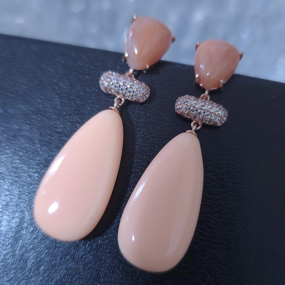 KQDANCE Long Water Drop Orange – Vintage Fashion Guild recenzja i cena