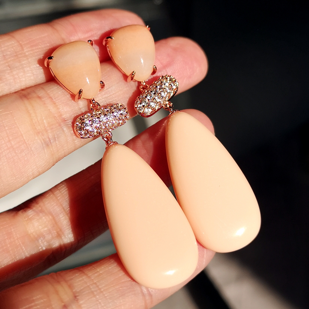KQDANCE Long Water Drop Orange – Vintage Fashion Guild recenzja i cena