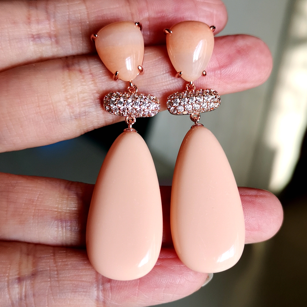KQDANCE Long Water Drop Orange – Vintage Fashion Guild recenzja i cena