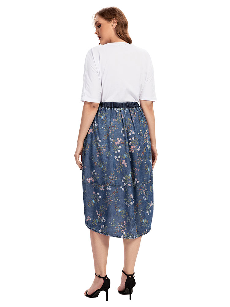 Women's plus Size Casual Denim – Vintage Fashion Plus Size recenzja i cena