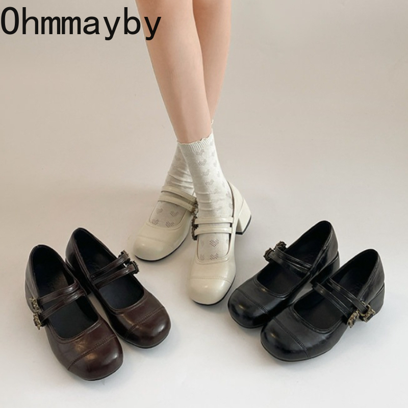 Vintage Thick Heel Women Mary  – Vintage Fashion Girl recenzja i cena