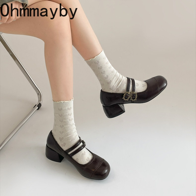 Vintage Thick Heel Women Mary  – Vintage Fashion Girl recenzja i cena