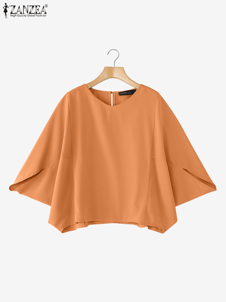 ZANZEA Plus Size Shirts Fashio – Vintage Fashion Plus Size recenzja i cena