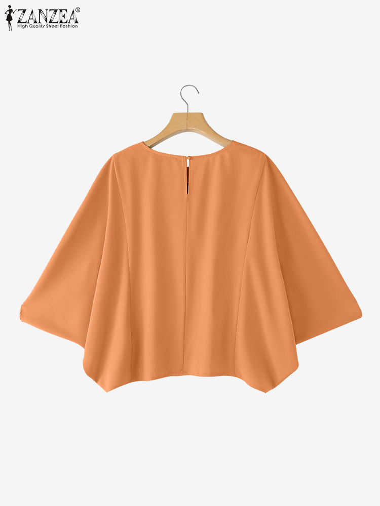 ZANZEA Plus Size Shirts Fashio – Vintage Fashion Plus Size recenzja i cena