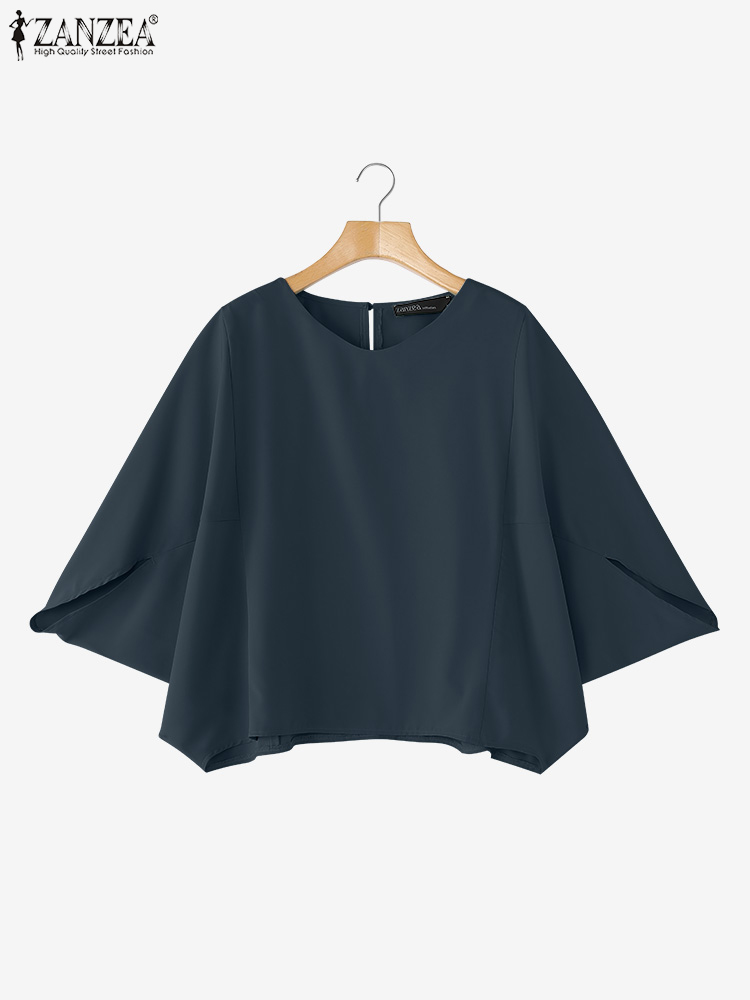 ZANZEA Plus Size Shirts Fashio – Vintage Fashion Plus Size recenzja i cena