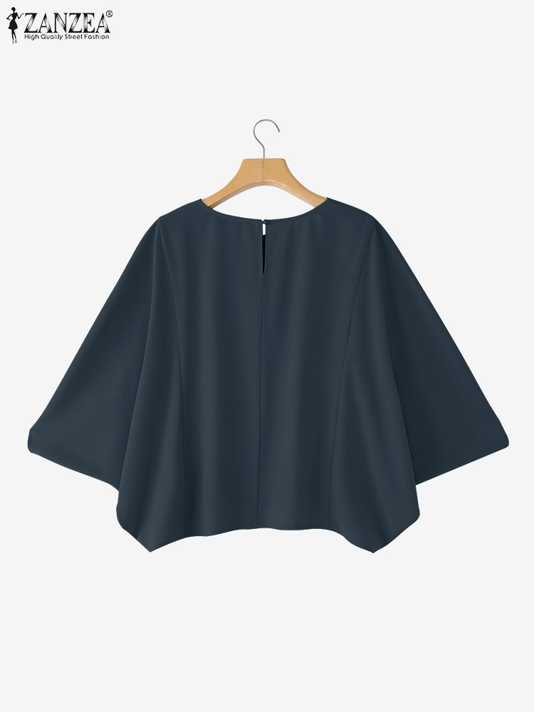 ZANZEA Plus Size Shirts Fashio – Vintage Fashion Plus Size recenzja i cena