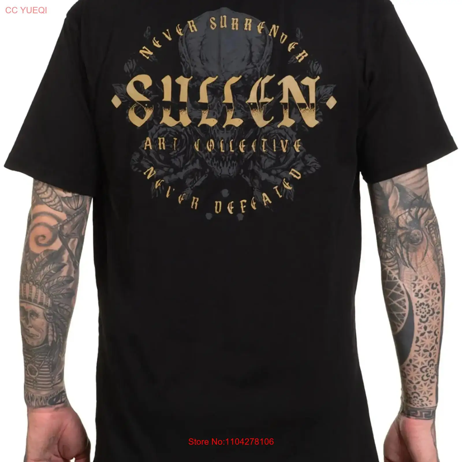 Sullen Men's Never Defeated  P – Vintage Fashion Logo recenzja i cena