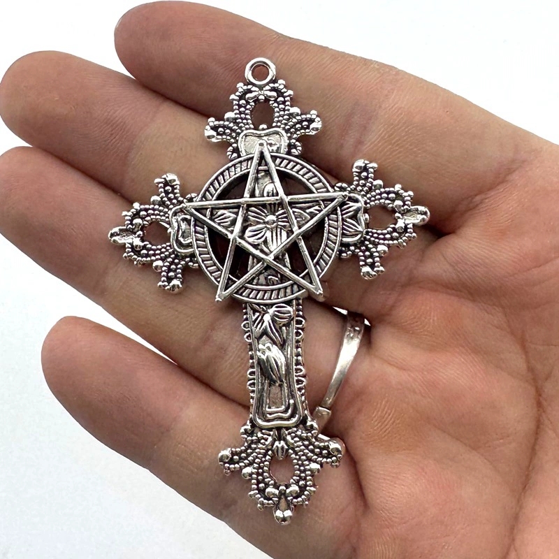 2pcs 30x15mm Gothic Big Cross  – Vintage Fashion Tumblr recenzja i cena