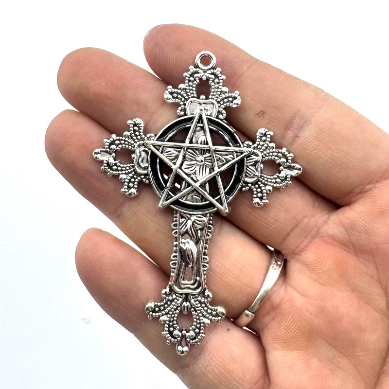 2pcs 30x15mm Gothic Big Cross  – Vintage Fashion Tumblr recenzja i cena