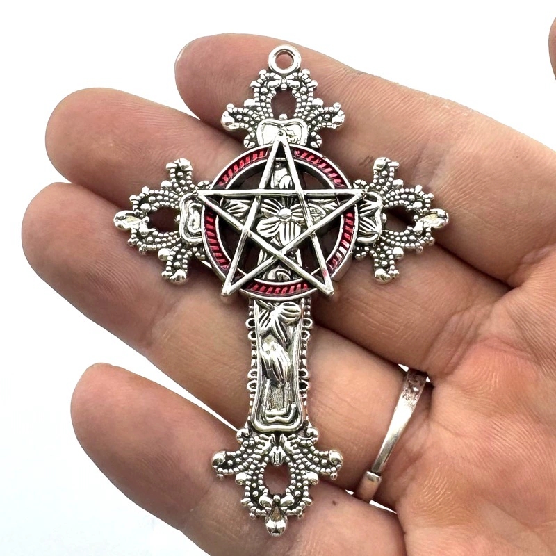 2pcs 30x15mm Gothic Big Cross  – Vintage Fashion Tumblr recenzja i cena