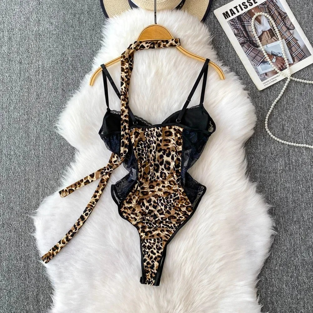 Women Hotsweet V-neck Leopard  – Vintage Fashion Necklace recenzja i cena