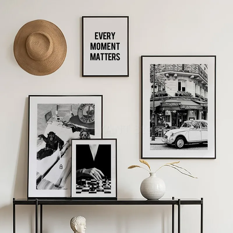 Black and White Vintage Wall A – Vintage Fashion Illustrations recenzja i cena