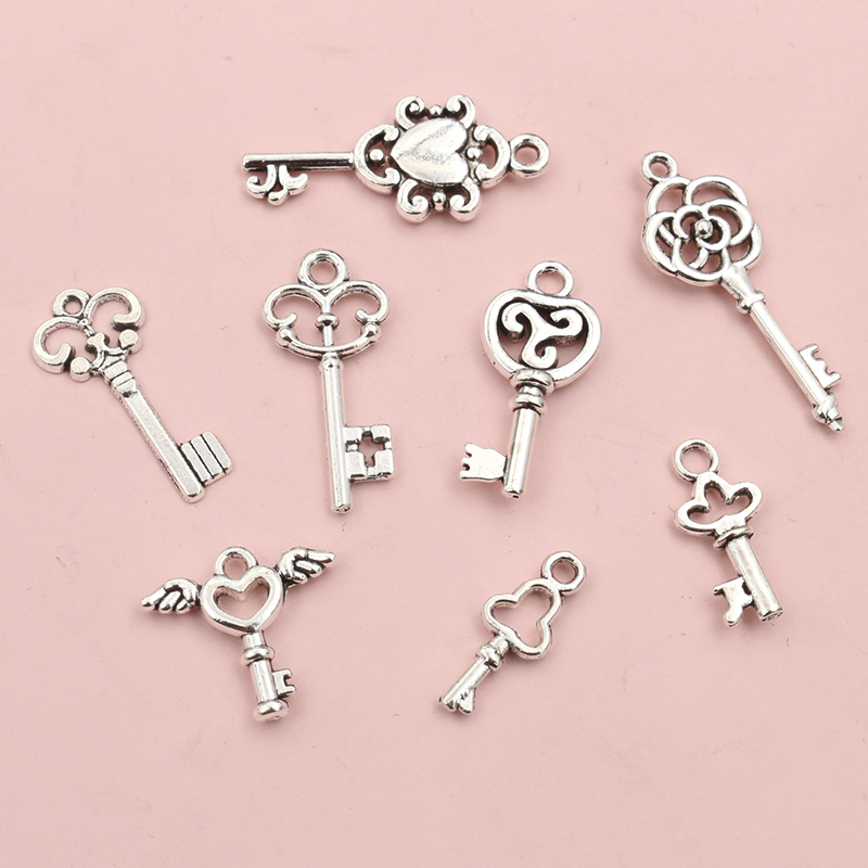 50pcs Vintage Small Key Charms – Vintage Fashion Tumblr recenzja i cena