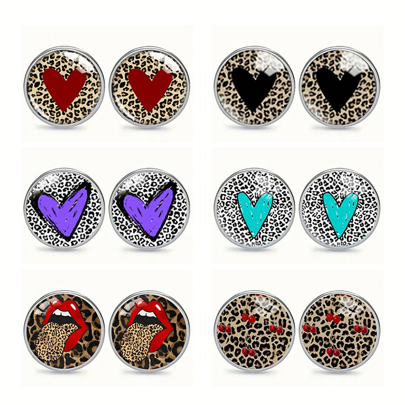 Vintage Heart Leopard Print Gl – Vintage Fashion Illustrations recenzja i cena