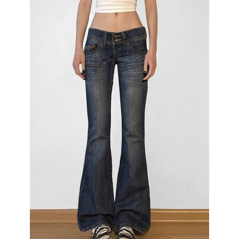 Weekeep Vintage y2k Flared Jea – Mom Jean High Rise recenzja i cena