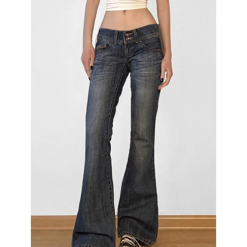 Weekeep Vintage y2k Flared Jea – Mom Jean High Rise recenzja i cena