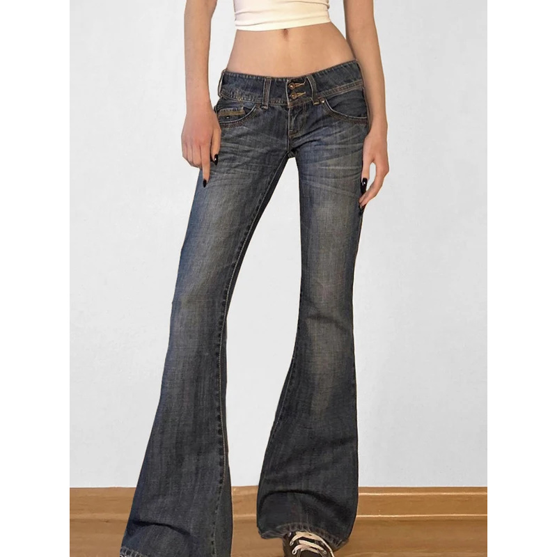 Weekeep Vintage y2k Flared Jea – Mom Jean High Rise recenzja i cena