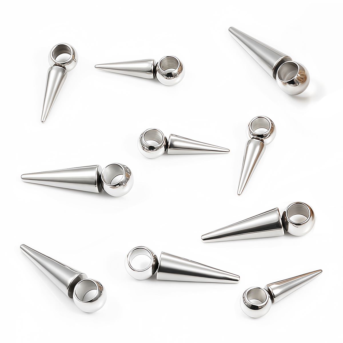 10pcs Retro Cone Charms Pendan – Vintage Fashion Necklace recenzja i cena