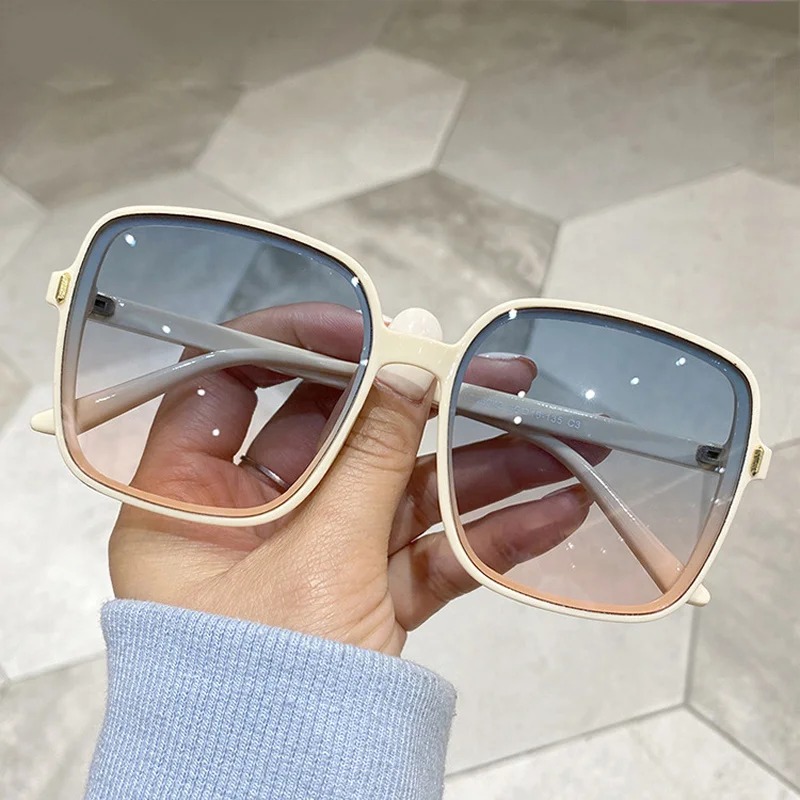 Vintage Oversized Square Sungl – Vintage Fashion Girl recenzja i cena
