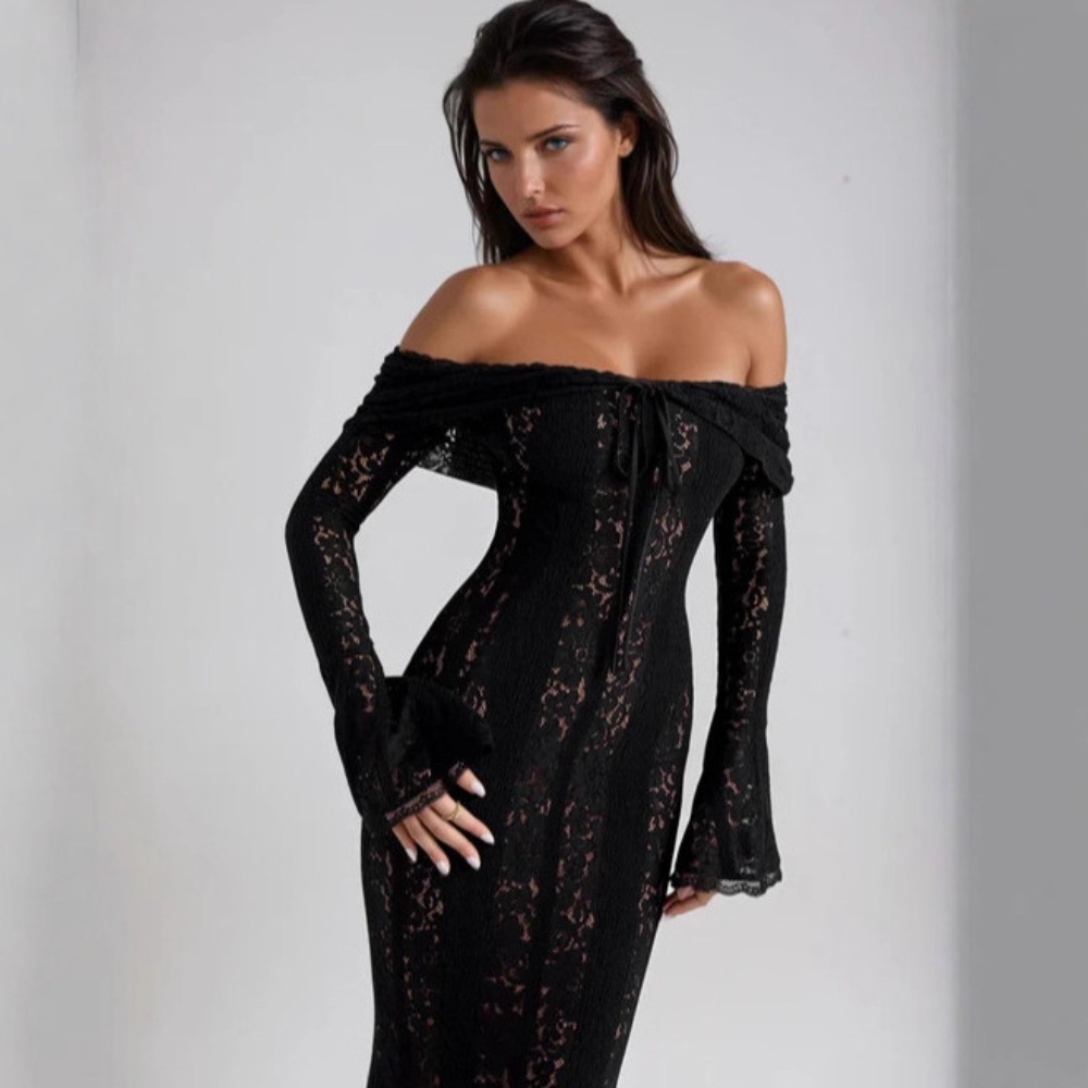 Dress Vintage Hollow Out Flora – Vintage Fashion Necklace recenzja i cena