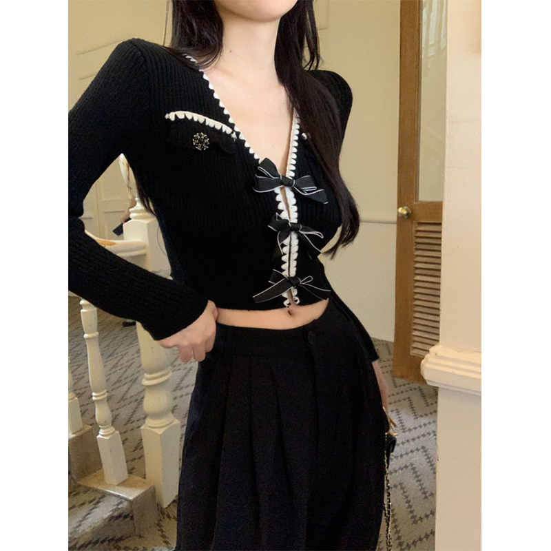 MEXZT Vintage Knitted Cardigan – Crop Cardigan Vintage recenzja i cena