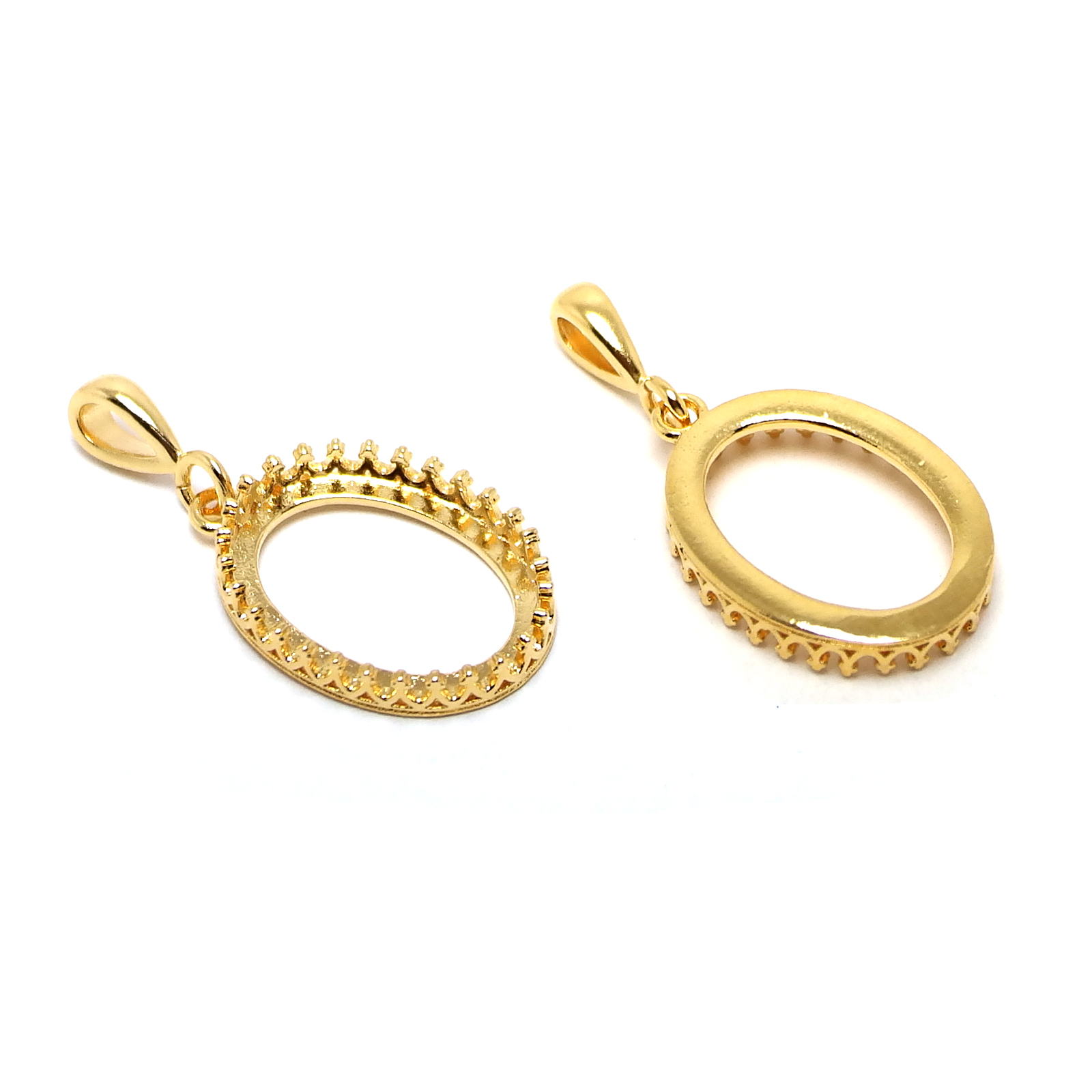 2pcs Crown Drop Necklace Charm – Vintage Fashion Necklace recenzja i cena