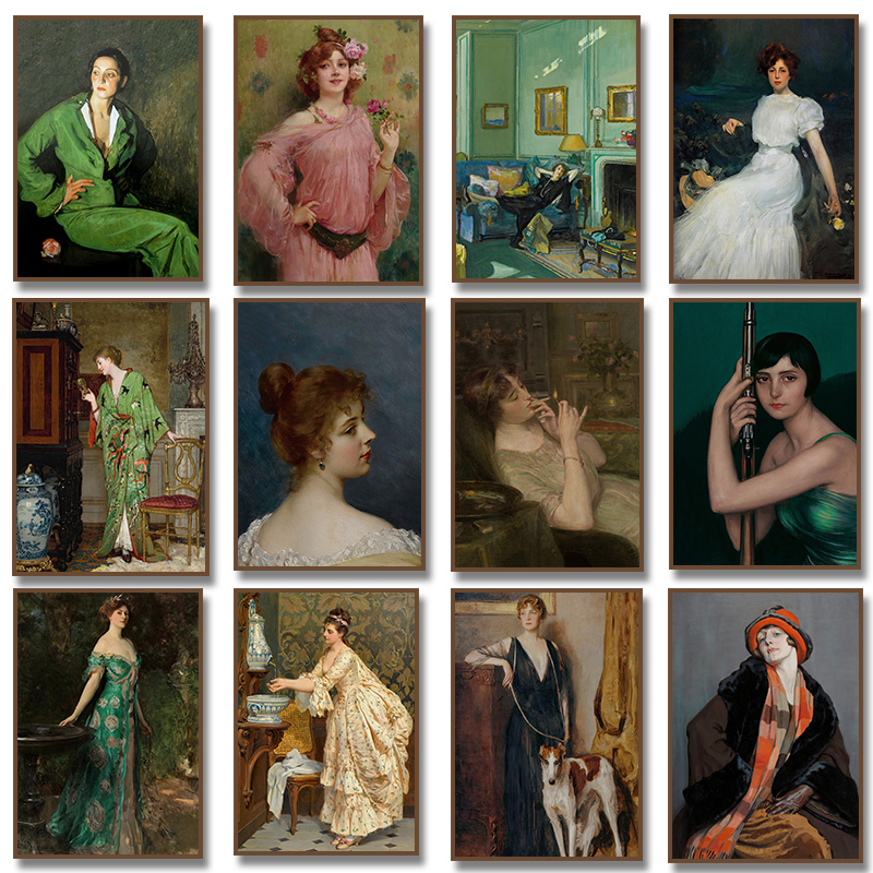 Renaissance Women Portrait Pos – Vintage Fashion Illustrations recenzja i cena
