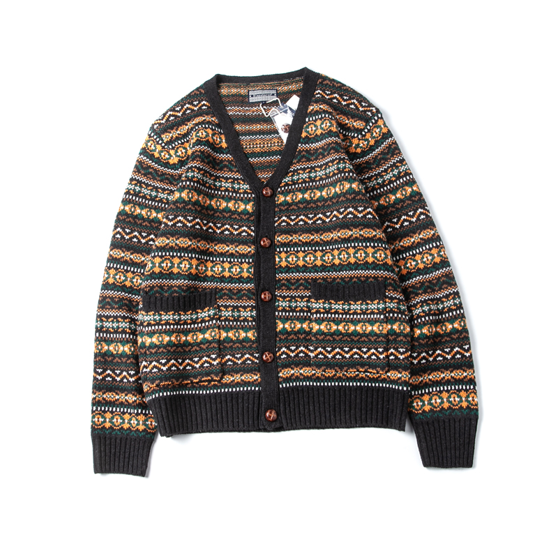 Men's V-neck Open Cardigan Swe – Crop Cardigan Vintage recenzja i cena