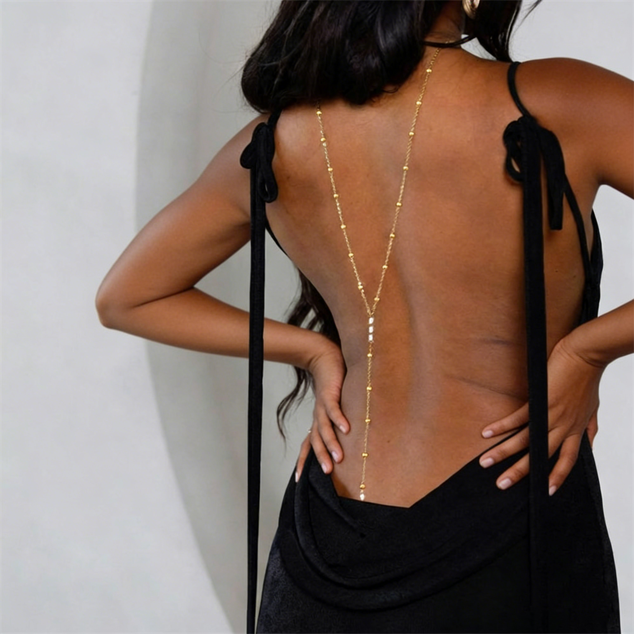 Retro Long Link Chain Women's  – Vintage Fashion Tumblr recenzja i cena