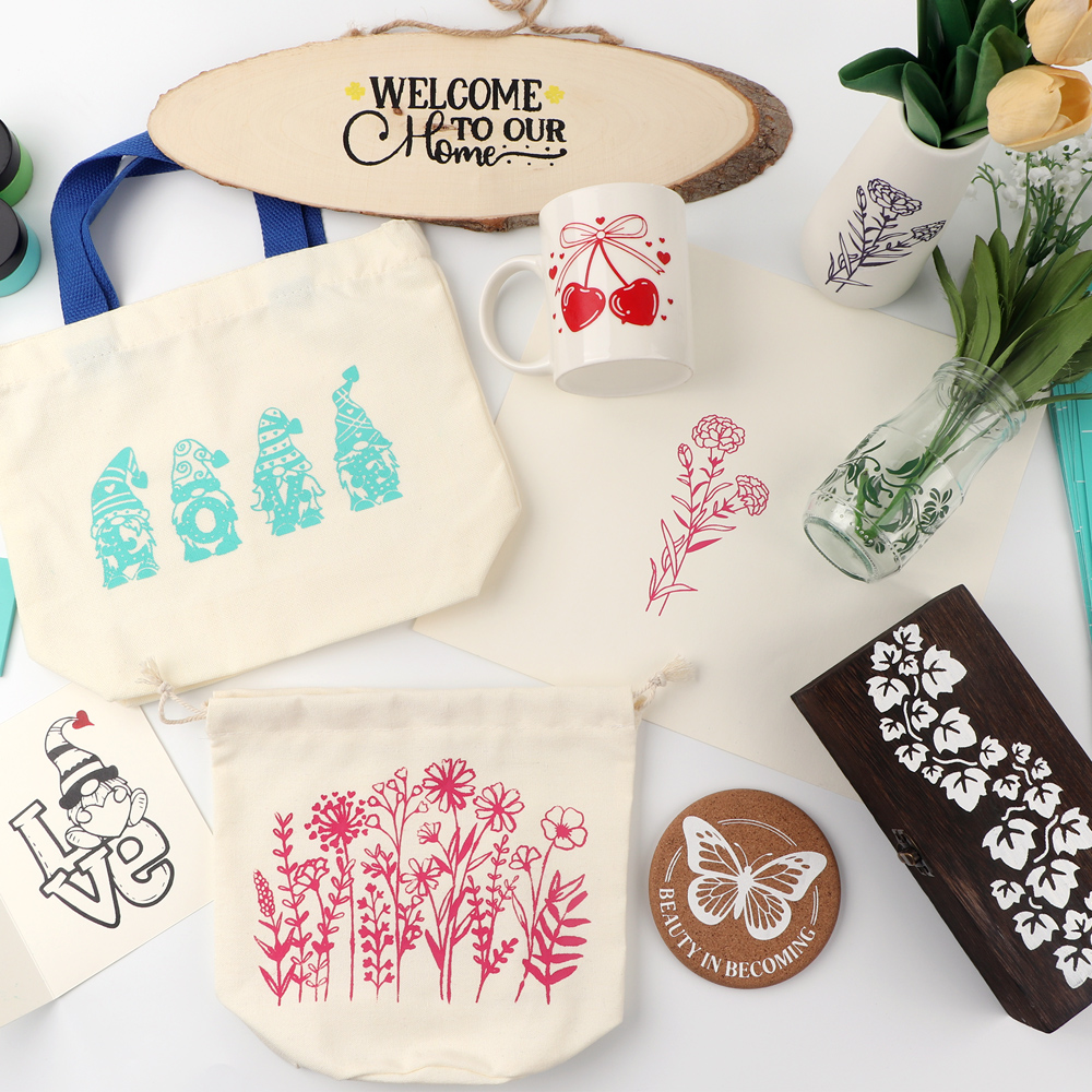Silkscreen Stencil Reusable Se – Vintage Fashion Illustrations recenzja i cena