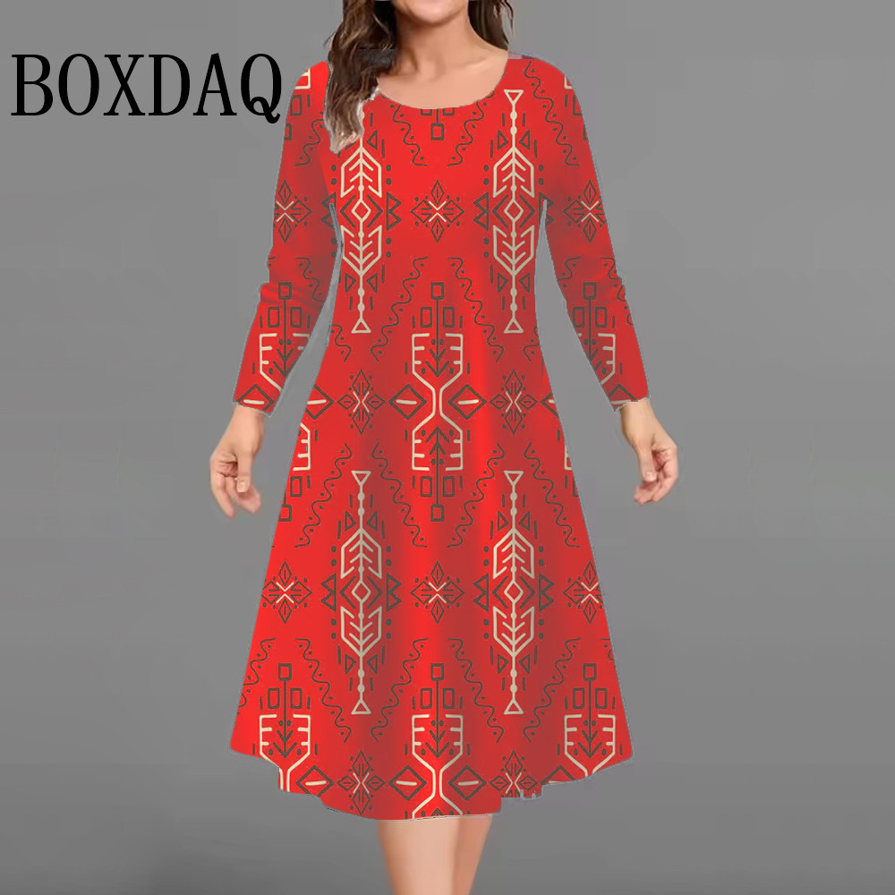 Women's Elegant Autumn Winter  – Vintage Fashion Plus Size recenzja i cena
