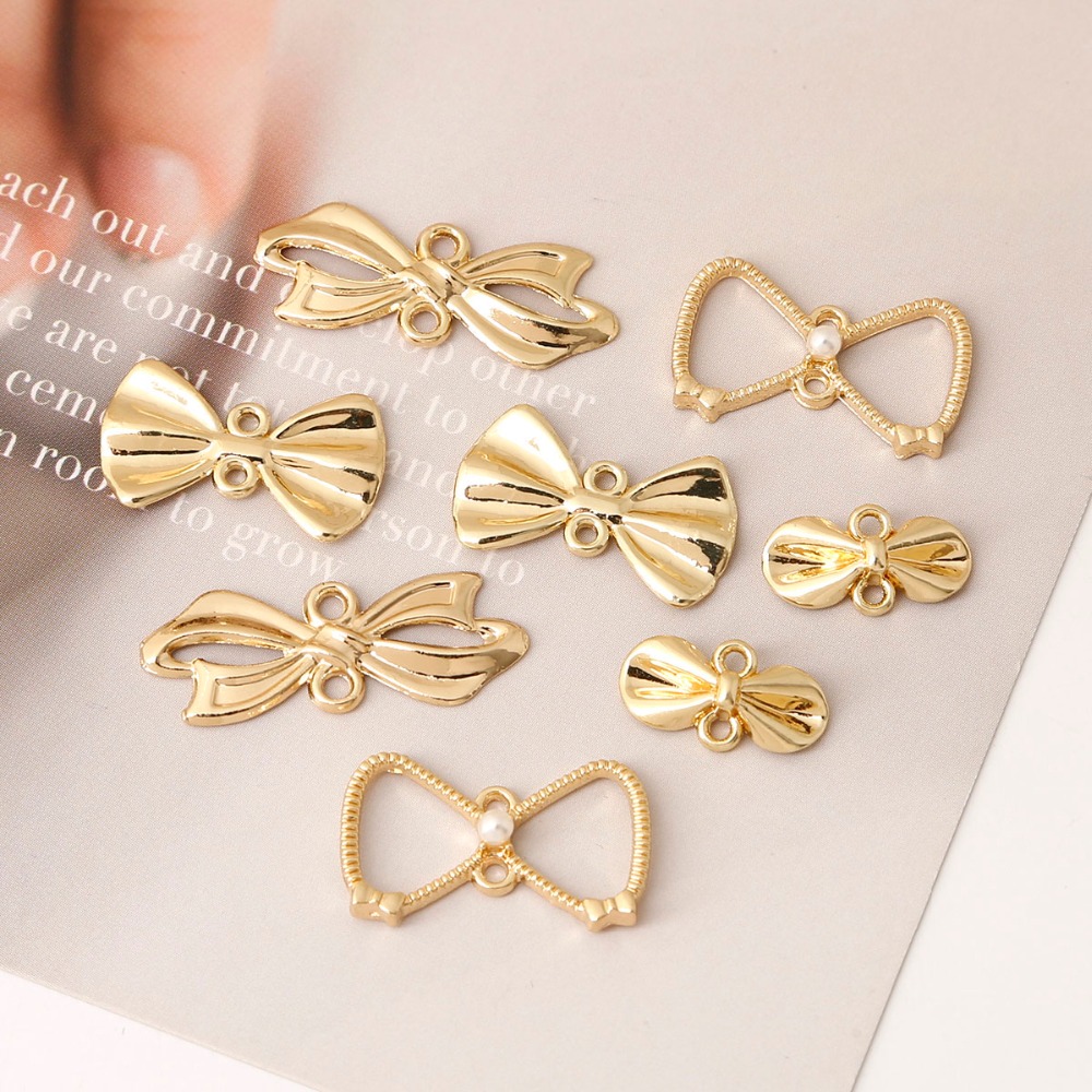 Vintage Antique Gold Bow Charm – Vintage Fashion Nz recenzja i cena